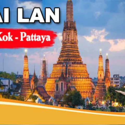 Hà Nội - Thái Lan - Bangkok - Pattaya - Chợ Nổi Bốn Mùa 5 Ngày 4 Đêm