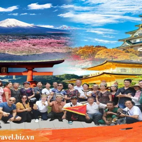 Hà Nội - Nhật Bản - Osaka - Kyoto - Nagoya - núi Phú Sĩ - Tokyo 6 Ngày/ 5 Đêm Bay Vietnam Airlines JPNT6