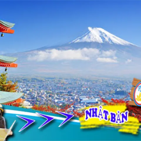 Hà Nội/Hồ Chí Minh - Nhật Bản - Tokyo - Núi Phú Sĩ - Narita 5 Ngày 4 Đêm
