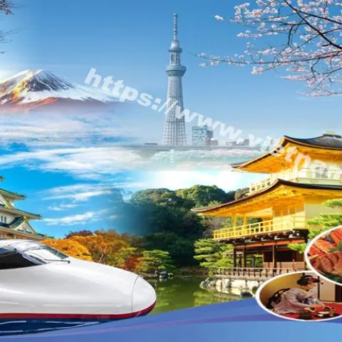 Hồ Chí Minh - Osaka - Nara - Kyoto - Nagoya - Yamanashi - Tokyo 5 Ngày 5 Đêm, KS 4-5 Sao