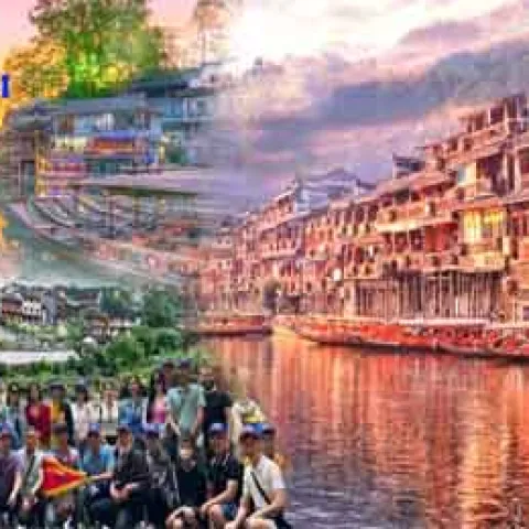 Hanoi – Enshi – Xuan'en – Laifeng – Fenghuang Ancient Town – Zhangjiajie – Qiqing Mountain or Tianmen Mountain (6 Days, 5 Nights)