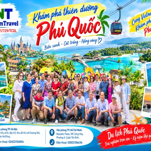 Hà Nội - Phú Quốc - Vinwonderld Phú Quốc - Cano 4 đảo Đặc Sắc, 4 Ngày 3 Đêm, Khởi Hành Hàng Ngày, Bao Gồm Vé Máy Bay