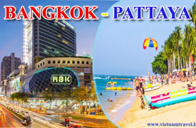 Ngày 2: BANGKOK – KHU DU LỊCH SUANTHAI – WAT PHRA YAI – SHOW NGHỆ THUẬT – PATTAYA (ĂN SÁNG, TRƯA, TỐI)