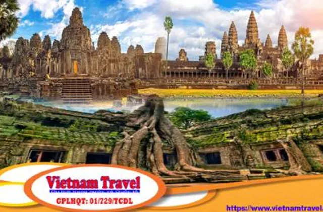 Ngày 1: HỒ CHÍ MINH – SIEM REAP  (SÁNG, TRƯA, TỐI)