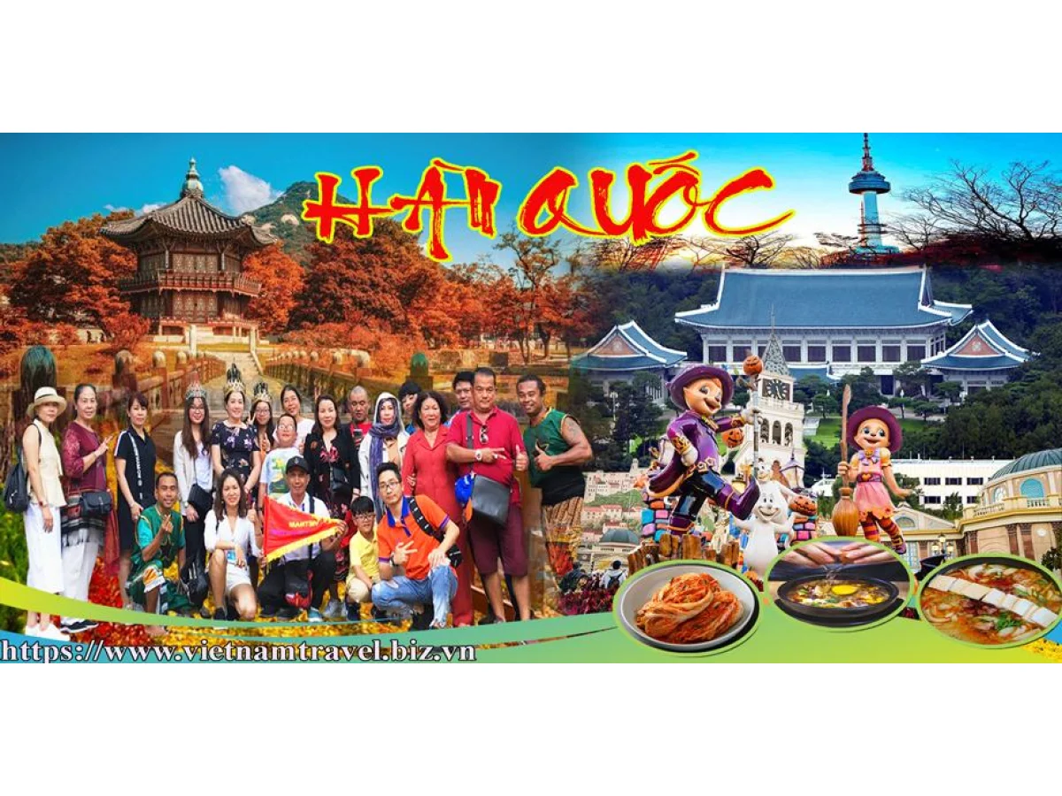 Hà Nội - Hàn Quốc - Seoul - Đảo Nami - Làng Cổ Nam San - Công Viên Giả Trí Everland 6 Ngày 5 Đêm