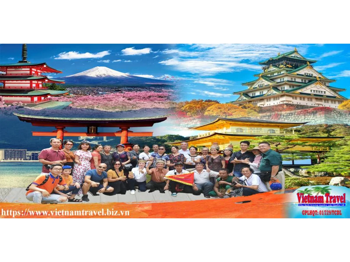 Hà Nội - Nhật Bản - Osaka - Kyoto - Nagoya - núi Phú Sĩ - Tokyo 6 Ngày/ 5 Đêm Bay Vietnam Airlines JPNT6
