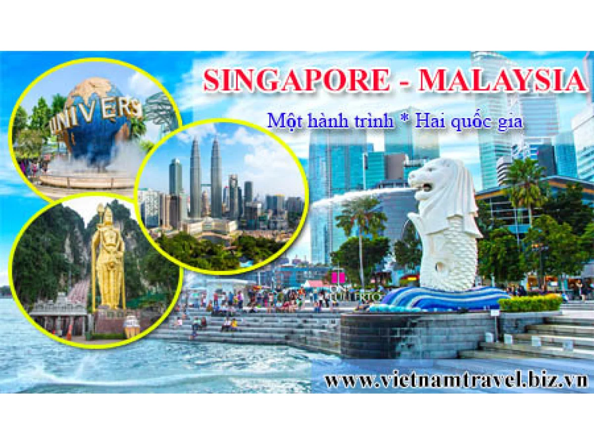 Hồ Chí Minh - Singapore - Malaysia 5 Ngày 4 Đêm, Khách Sạn 4 Sao, Bay Vietnam Airlines