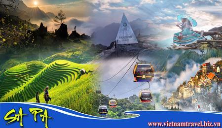 Hà Nội - SaPa - Cát Cát - Hàm Rồng - Fansipan 3 Ngày/ 2 Đêm. Hàng Ngày. Xe Chất Lượng Cao