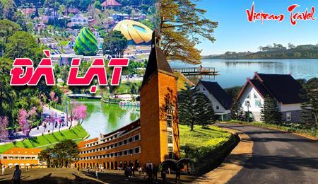 Hà Nội - Đà Lạt - Thành Phố Ngàn Hoa 3 Ngày Đặc Sắc, Máy Bay, Khởi Hành Hàng Ngày, Giá Tốt